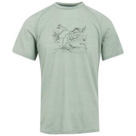 Camiseta de hombre Regatta Escade verde Glacier