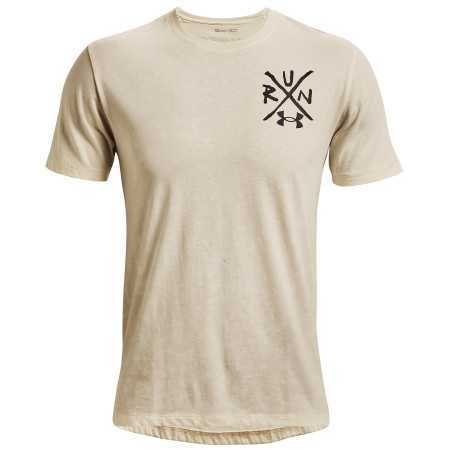 Camiseta de hombre Under Armour Destroy All Miles Tee blanco Stone / Jet Gray / Cerulean