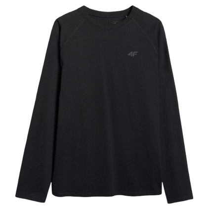 Camiseta de hombre 4F Longsleeve M474 negro DEEP BLACK