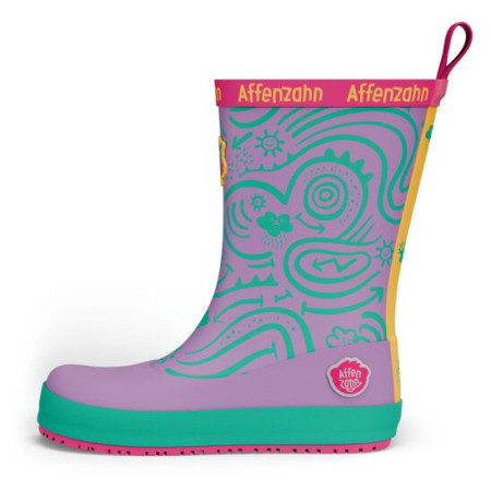 Botas de agua para niños Affenzahn Rainboot Vegan Plashy Owl