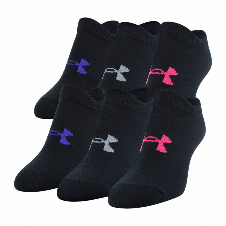 Calcetines para niños Under Armour Girl's Essential NS negro Black