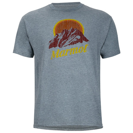 Camiseta de hombre Marmot Pikes Peak Tee SS (2017) gris AshHeaather