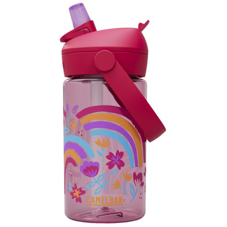 Botella Camelbak Thrive Flip Straw Kids 0,4l rosa Rainbow Floral