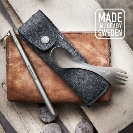 Cubierto Light My Fire Spork´n Straw Kit Titanium