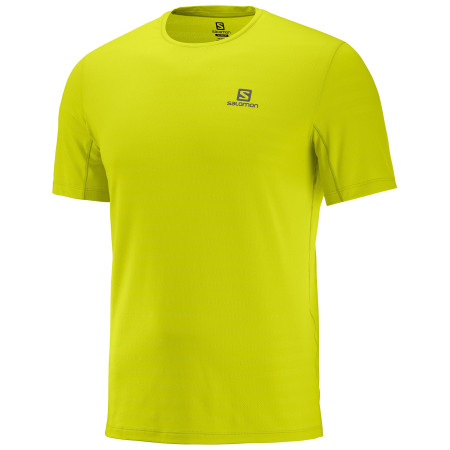 Camiseta de hombre Salomon XA Tee M amarillo Citronelle