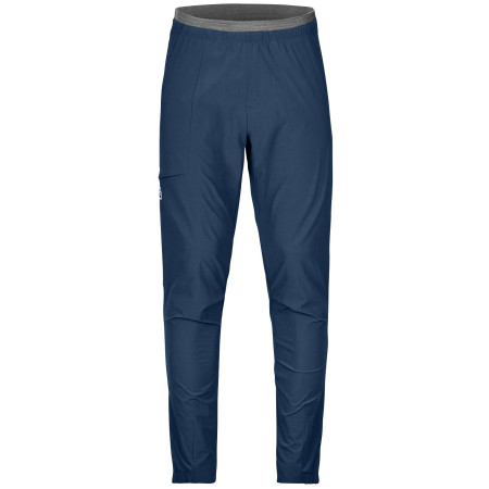 Pantalones de hombre Ortovox Piz Selva Pants M azul oscuro Deep Ocean
