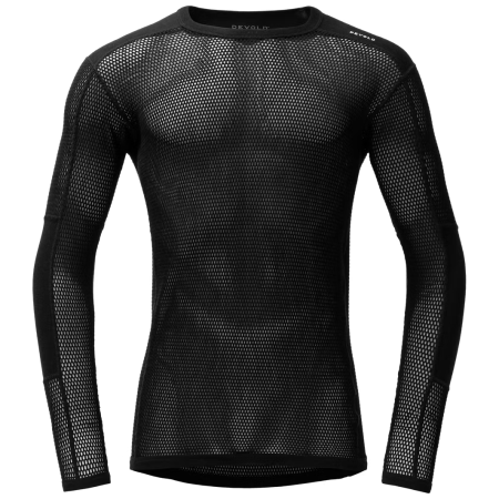 Camiseta funcional de hombre Devold Wool Mesh Pro Shirt Man negro Black