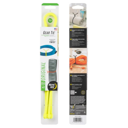Alambre de amarre Nite Ize Gear Tie 24" amarillo Neonově žlutá