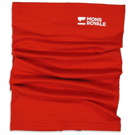 Cuello Mons Royale Daily Dose Merino Flex 200 Neckwarmer rojo Retro Red