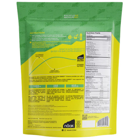 Bebida energética Näak Lime - Ultra Energy™ Drink Mix (720g)