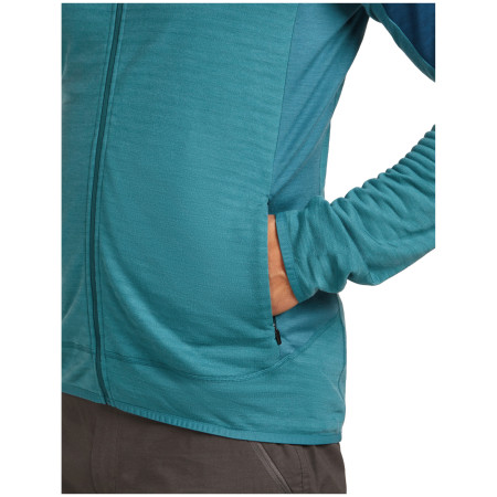 Sudadera funcional de hombre Icebreaker Men Merino Blend 300 RealFleece™ Descender LS Zip