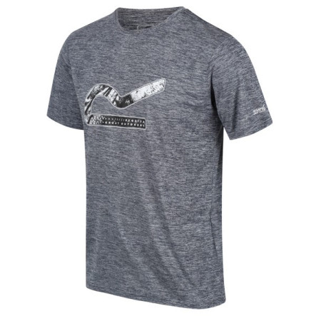 Camiseta de hombre Regatta Fingal VI gris Navy Marl