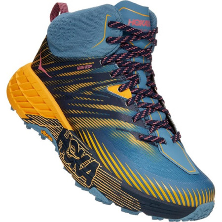 Calzado de mujer Hoka Speedgoat Mid 2 Gtx azul/amarillo ProvincialBlue/Saffron