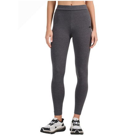 Mallas de mujer 4F Tights Cas F307 gris Middle Grey Melange
