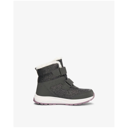 Botas de invierno para niños Viking Outdoor Footwear Equip Glitter Warm WP 2V Charcoal/Dusty Pink