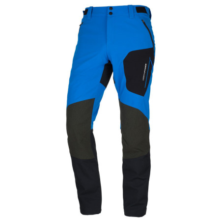 Pantalones softshell de hombre Northfinder Ander negro/azul 282blueblack