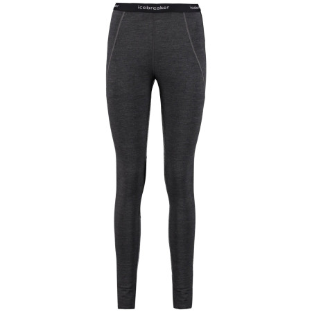 Calzoncillos funcionales de mujer Icebreaker 260 Zone Leggings gris/negro jet heather/black