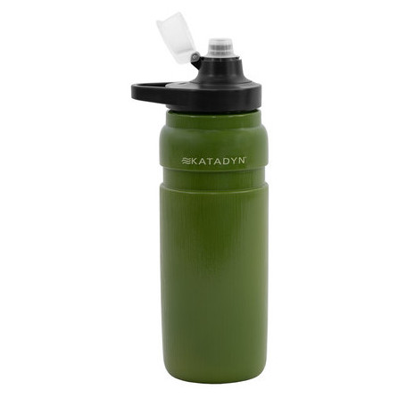 Botella con filtro Katadyn BeFree AC 0,7 l cyklo verde oscuro green