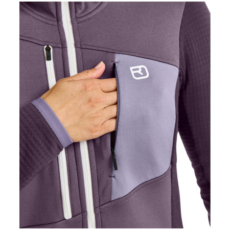 Sudadera de mujer Ortovox Fleece Grid Hoody W
