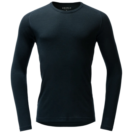 Camiseta funcional de hombre Devold Adventure Merino 190 Shirt Man azul oscuro Ink