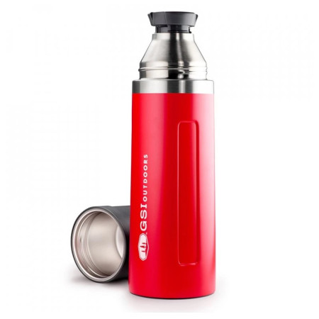 Termo GSI Outdoors Glacier Stainless Vacuum Bottle 1l rojo red