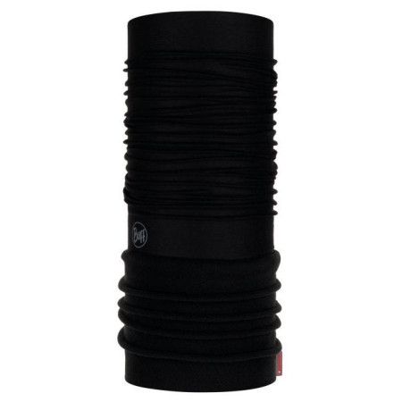 Cuello multiuso Buff Polar Solid negro Black