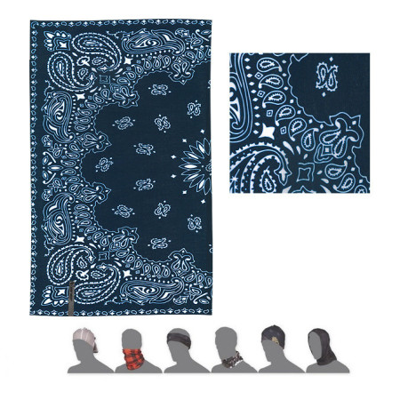 Cuello multiuso Sensor Tube Ornament azul Blue