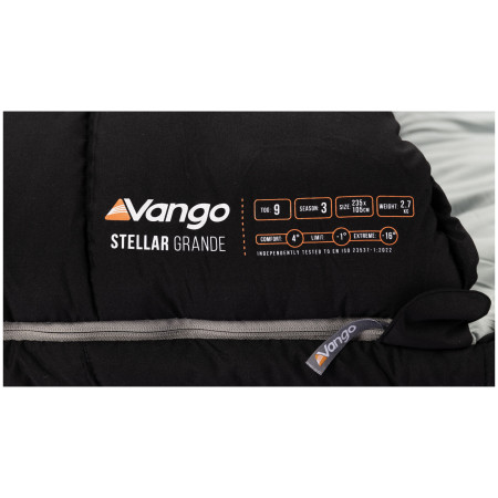 Saco de dormir para tres estaciones Vango Stellar Grande