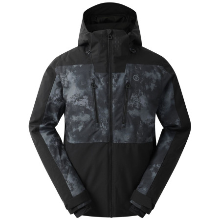 Chaqueta de esquí para hombre Dare 2b Baseplate III Jacket negro/gris Black/Iron Gate Distressed Print