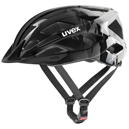 Casco de ciclismo para niños Uvex Air Wing 2 negro/gris warm grey-black
