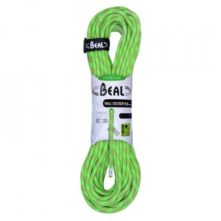 Cuerda de escalada Beal Wall Cruiser 9,6 mm (30 m) verde green