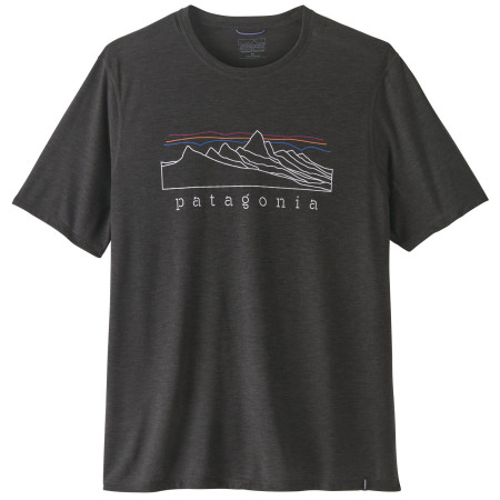 Camiseta de hombre Patagonia Men's Capilene Cool Trail Shirt - Stratapeaks negro Ink Black
