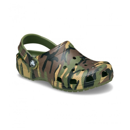 Zapatillas para niños Crocs Classic Camouflage Clog Army Green/Multi verde Army Green/Multi