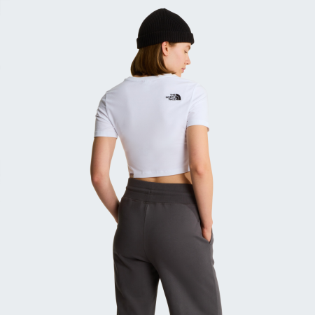Camiseta de mujer The North Face Essential Cropped Slim Short Sleeve Tee