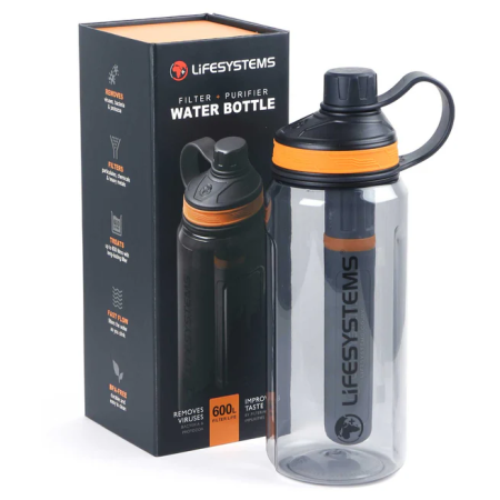 Botella con filtro Lifesystems Water Filter & Purifier Bottle