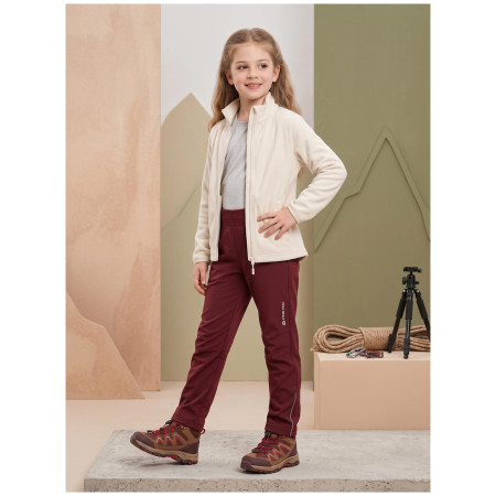 Pantalones softshell para niños Alpine Pro Zorto 2 Red
