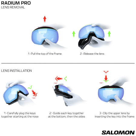Gafas de esquí Salomon Radium Pro S Sigmaphoto