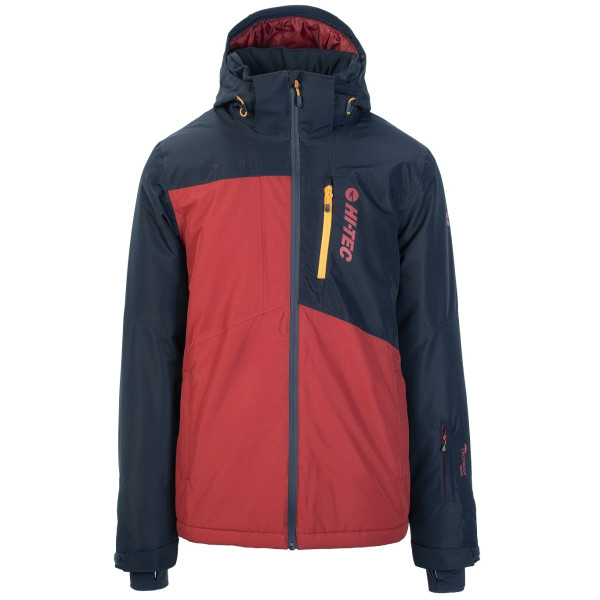 Chaqueta de esquí para hombre Hi-Tec Alpir azul/rojo SkyCaptain/Merlot