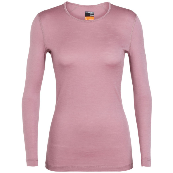 Camiseta de mujer Icebreaker Women's 200 Oasis Long Sleeve rosa Opal