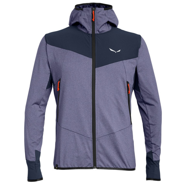 Chaqueta de hombre Salewa Agner Hybrid Pl/Dst M Fz Hdy gris 3966 - navy blazer melange