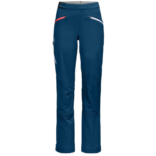 Pantalones de mujer Ortovox Col Becchei Pants W azul petrol blue