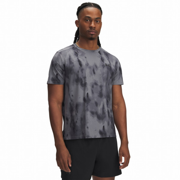 Camiseta de hombre Under Armour Launch Elite PRT SS gris Titan Gray / / Reflective