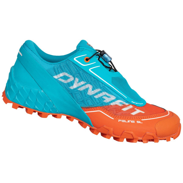 Zapatillas de carrera para mujer Dynafit Feline SL W azul/naranja Iowa/Ocean