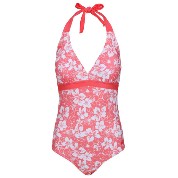 Bañador de mujer Regatta Flavia Costume rosa/blanco PchBlmHbsPrn