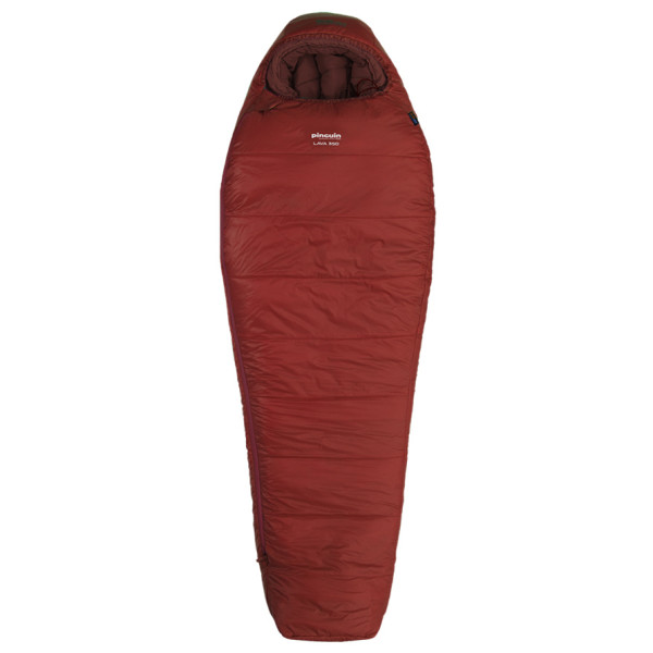 Saco de dormir de plumón Pinguin Lava 350 185 cm rojo Red