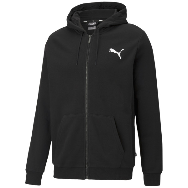 Sudadera de hombre Puma ESS Small Logo FZ Hoodie TR negro black