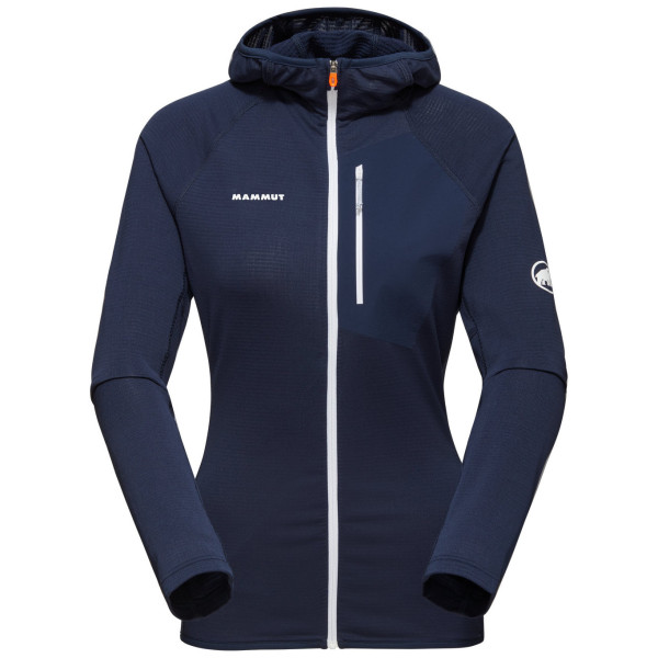 Sudadera funcional de mujer Mammut Aenergy Light ML Hooded Jacket azul oscuro marine 5118