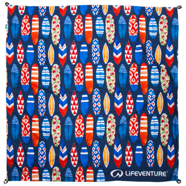 Manta de picnic LifeVenture Picnic Blanket rojo Surfboards