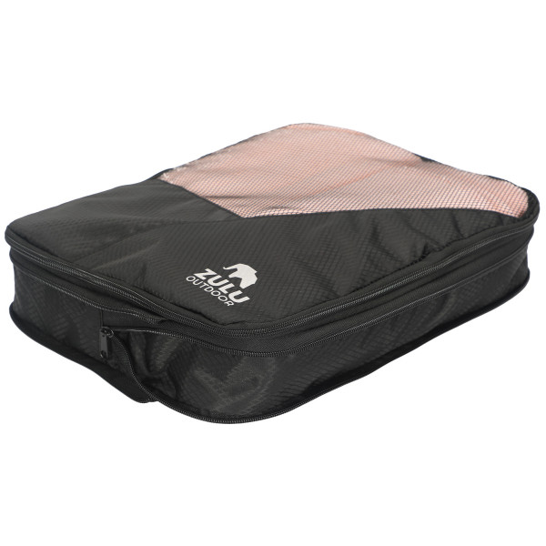 Organizador de viaje Zulu Compression Cube L negro black