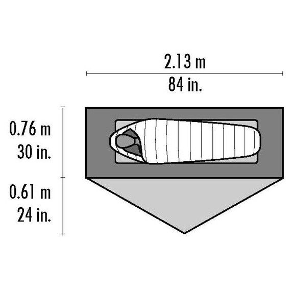 Tienda de campaña MSR Carbon Reflex 1